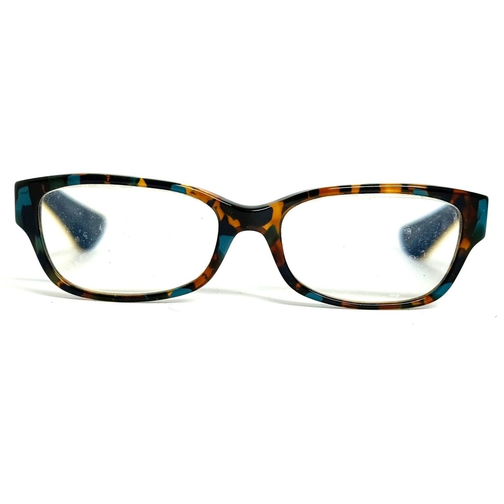 Coach HC 6078 5337 Teal Confetti Tortoise Shell Eyeglasses Frames 52-16-135
